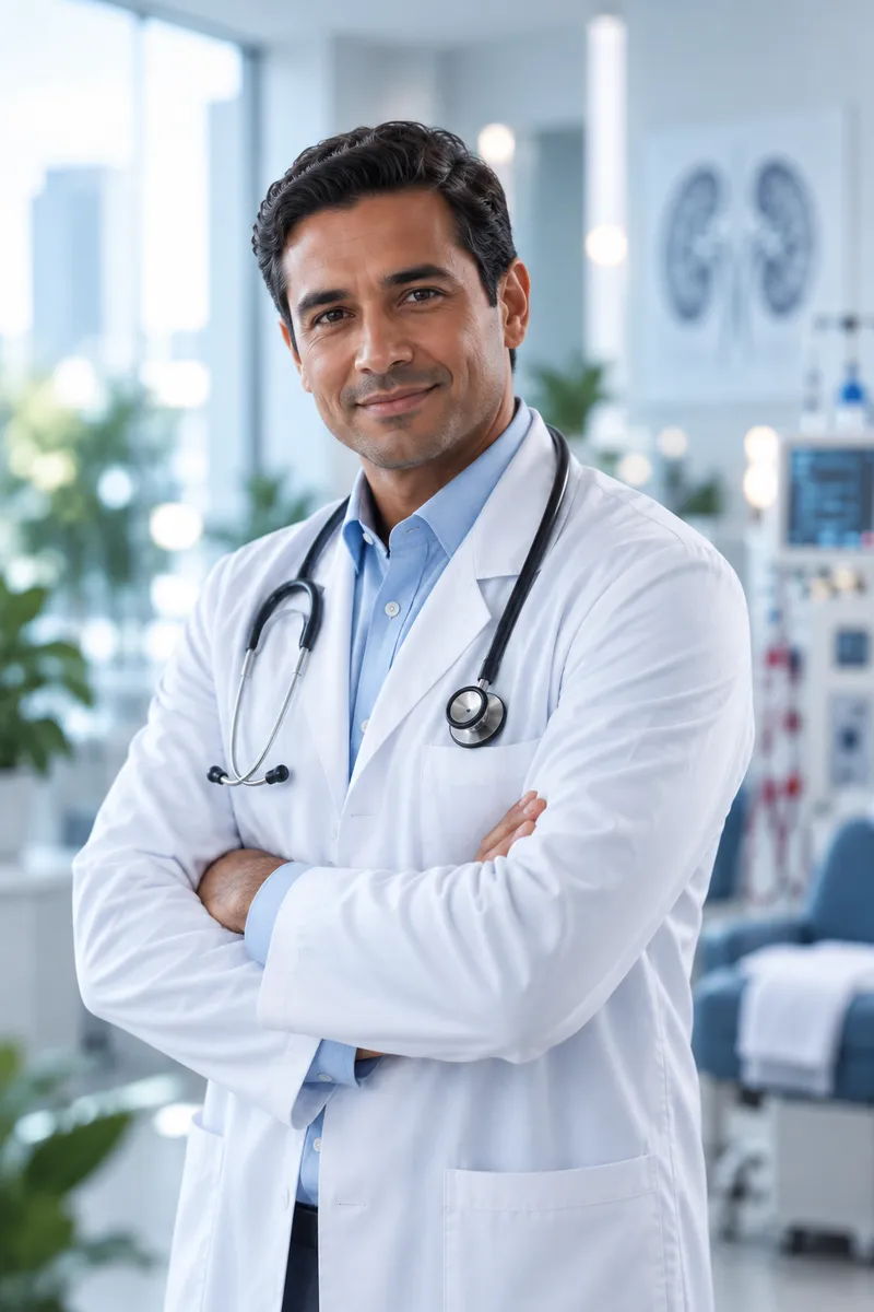 Portrait of Dr. Andre Castillo, Nephrologist for chronic kidney care